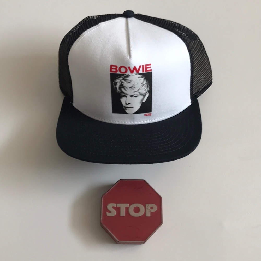 Vans X Bowie limited edition trucker hat